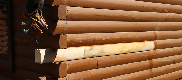 Log Home Damage Repair  Madison County, Virginia