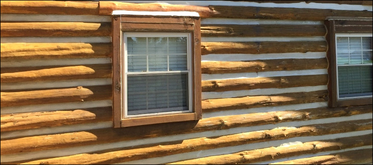 Log Home Whole Log Replacement  Syria, Virginia