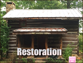 Historic Log Cabin Restoration  Madison County, Virginia