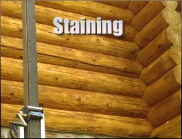  Madison County, Virginia Log Home Staining